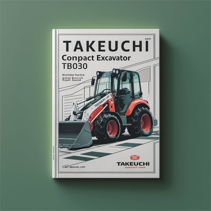 Takeuchi Compact Excavator TB030 Workshop Service Repair Manual