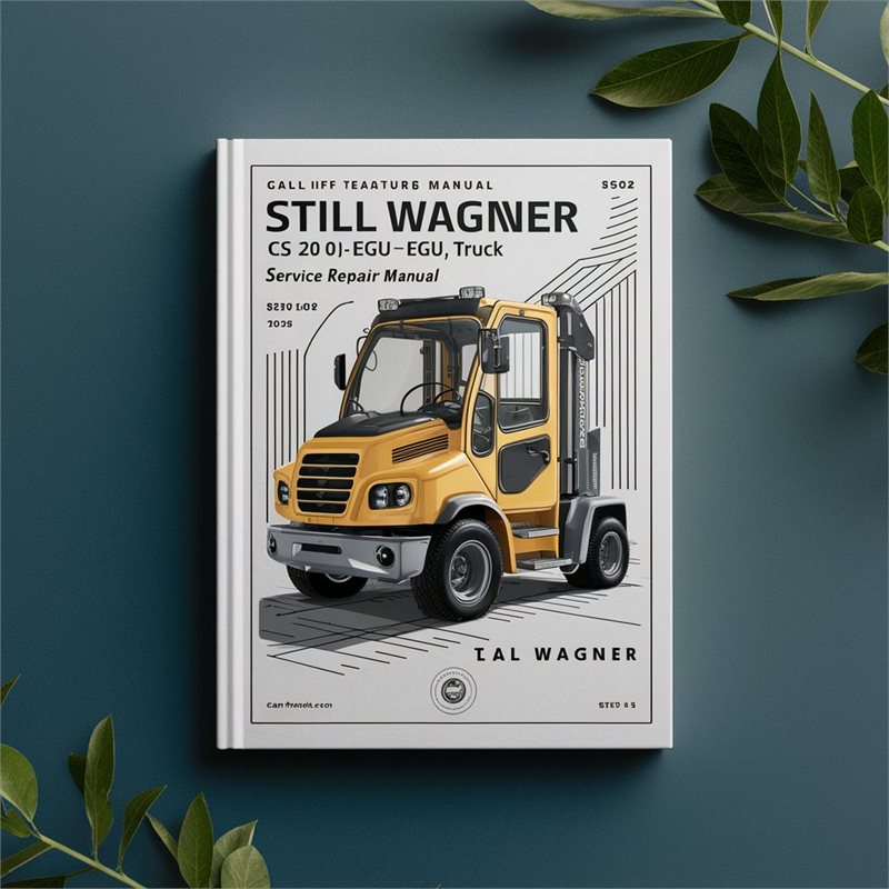 Still Wagner CS 20 EGU-S EGD-S EGU EGV High Lift Pallet Truck Service Repair Manual 
