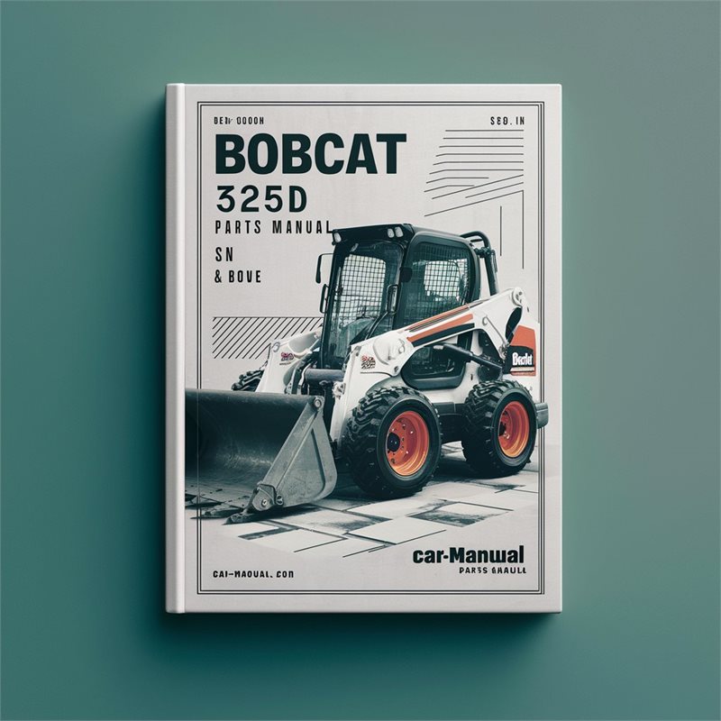 Bobcat 325D Excavator Parts Manual SN 232311001 & Above 