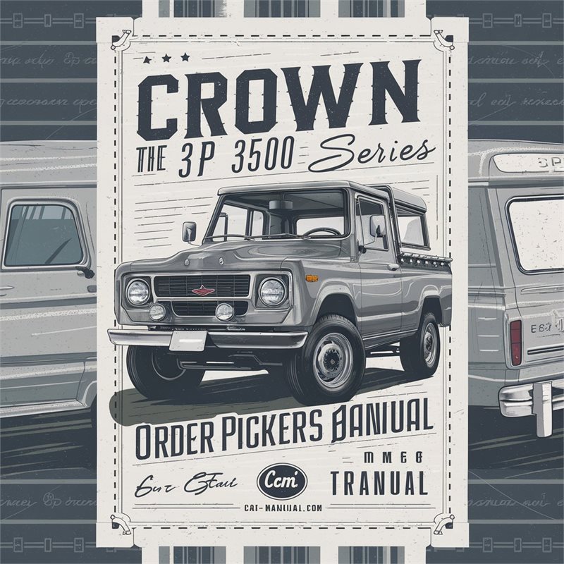 Crown SP 3500 Series (AC Traction) Order Pickers Parts Manual 