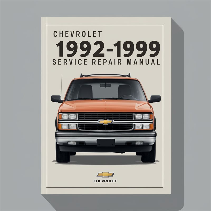 Chevrolet Suburban 1992-1999 Service Repair Manual 