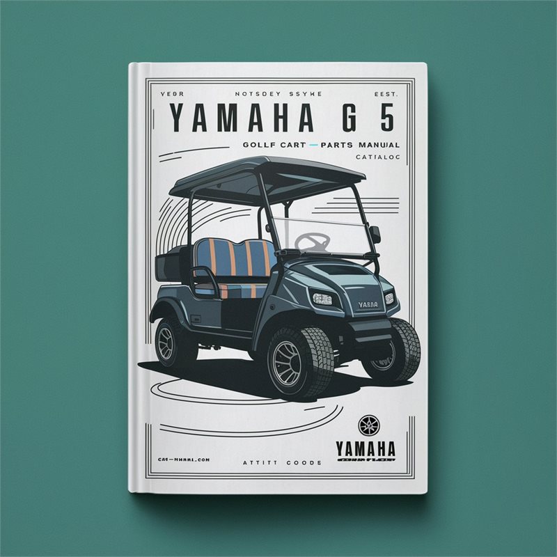 Yamaha G5 AF GOLF CART Parts Manual Catalog 