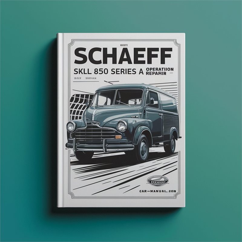 SCHAEFF SKL 850 Series A Operation Repair Manual 