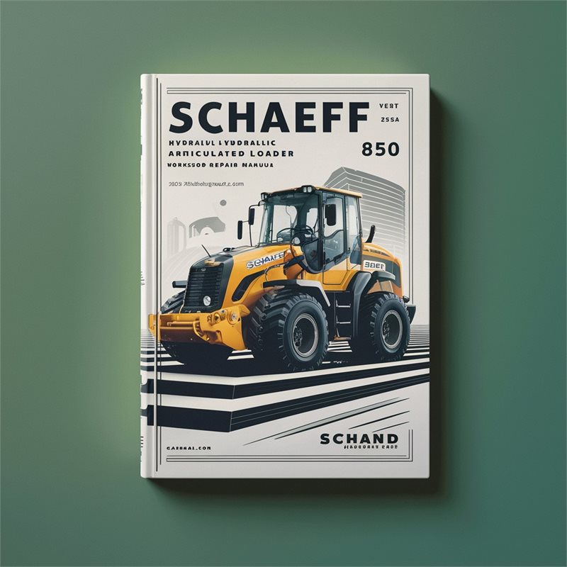 SCHAEFF HYDRAULIC ARTICULATED Loader SKL 850 Workshop Repair Manual 