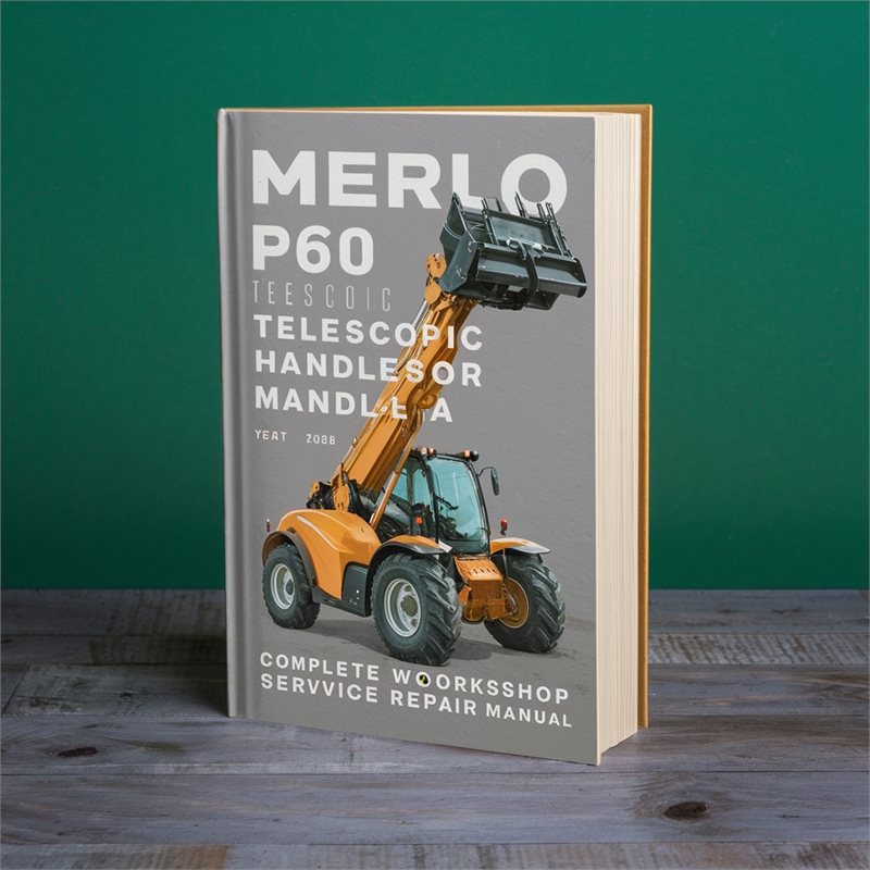 Merlo P60 10 Telescopic Handler Complete Workshop Service Repair Manual 