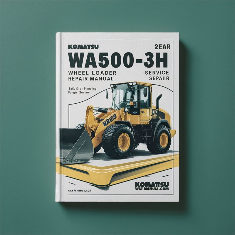 Komatsu WA500-3H wheel loader Service and Repair Manual 