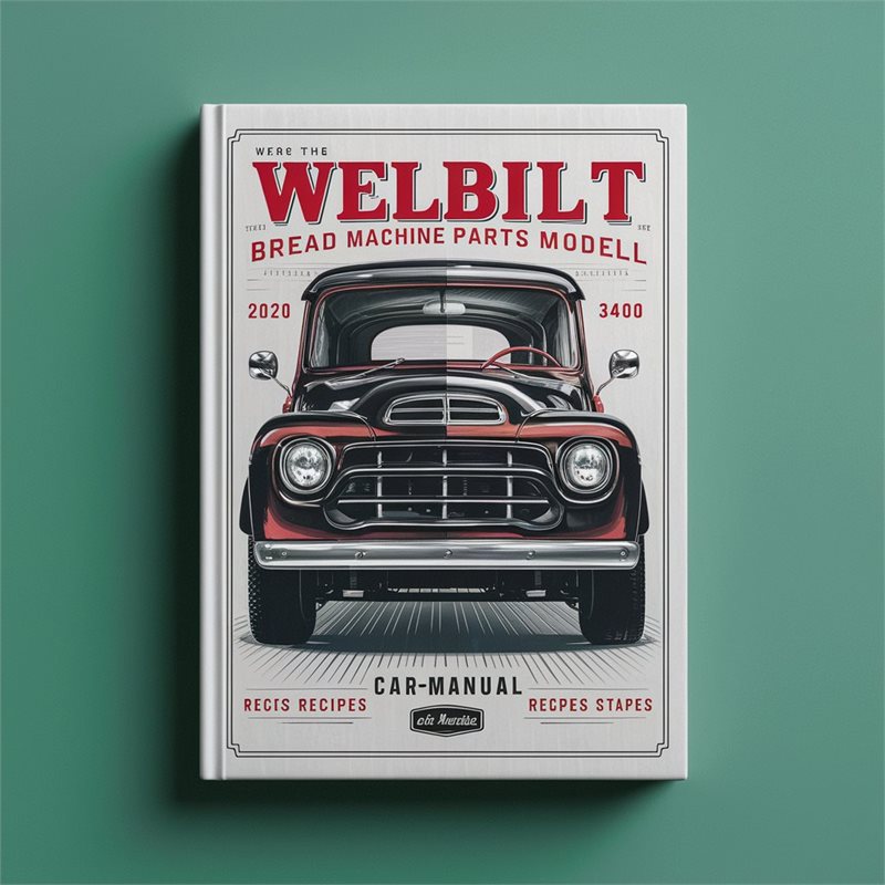 Welbilt Bread Machine Parts Model ABM3400 Instruction Manual Recipes ABM 3400  