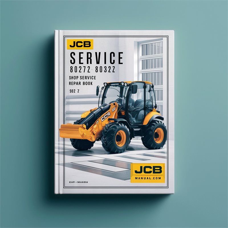 JCB Service 8027z 8032z Mini Excavator Manual Shop Service 8027-z 8032-z Repair Book 