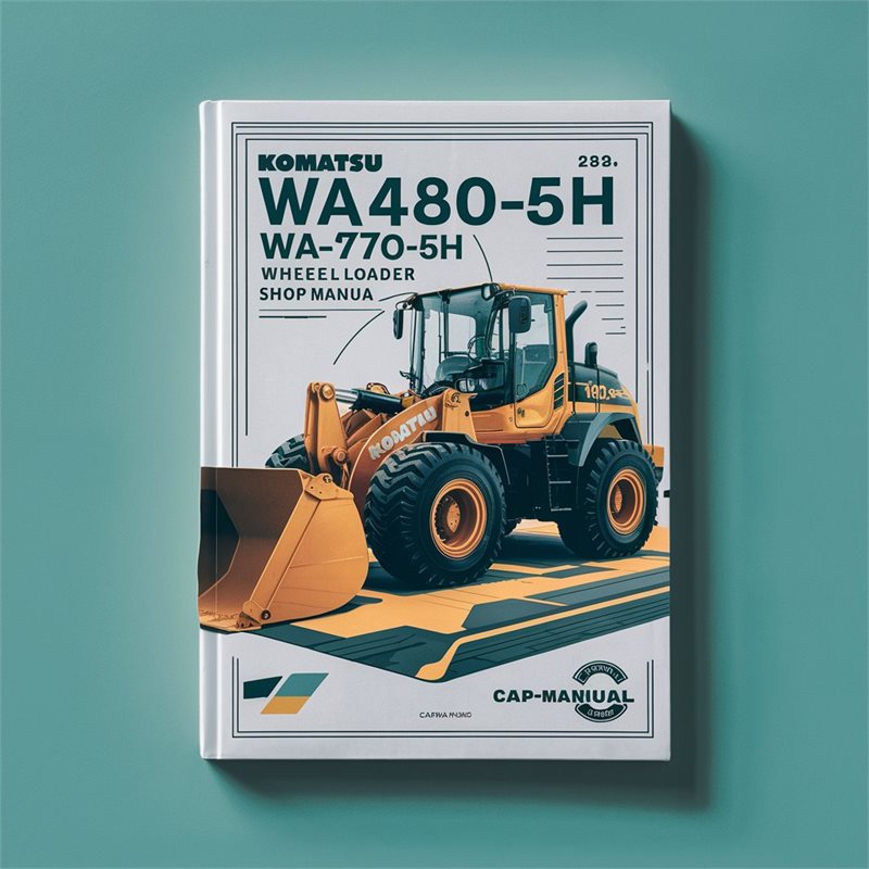 Komatsu WA480-5H WA470-5H Wheel Loader Workshop Shop Manual 
