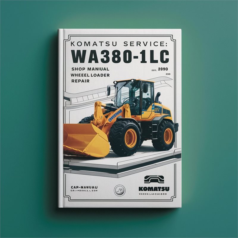 Komatsu Service WA380-1LC Shop Manual Wheel Loader Workshop Repair Book 