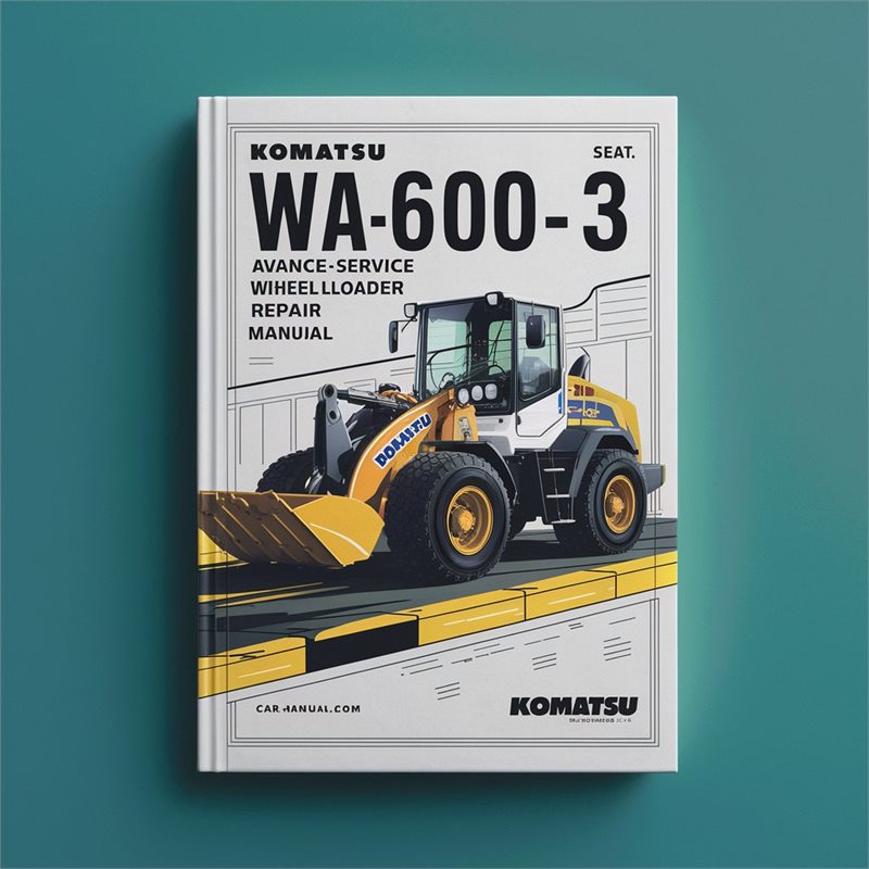 Komatsu WA600-3 WA600-3D Avance Wheel Loader Service Repair Manual 