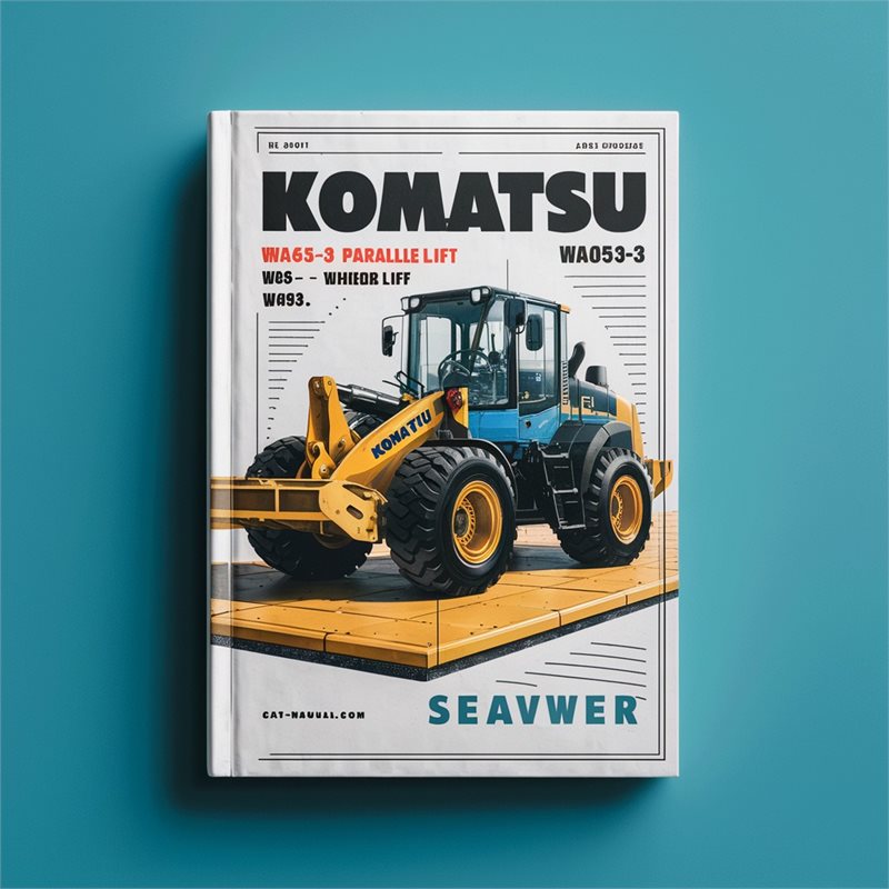 Komatsu WA65-3 WA65-3 Parallel Lift WA75-3 WA85-3 WA90-3 WA95-3 Wheel Loader Service Repair Manual 