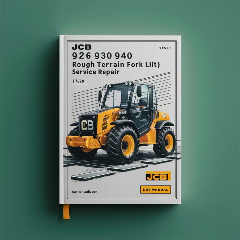 JCB 926 930 940 Rough Terrain Fork Lift (RTFL) Service Repair Manual 