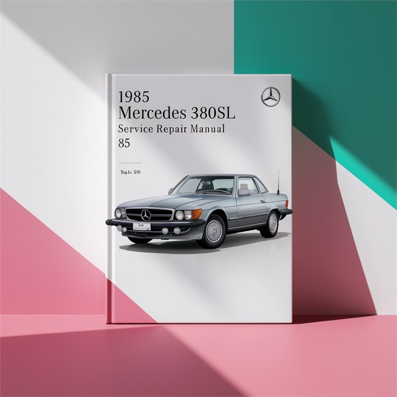 1985 Mercedes 380SL Service Repair Manual 85 