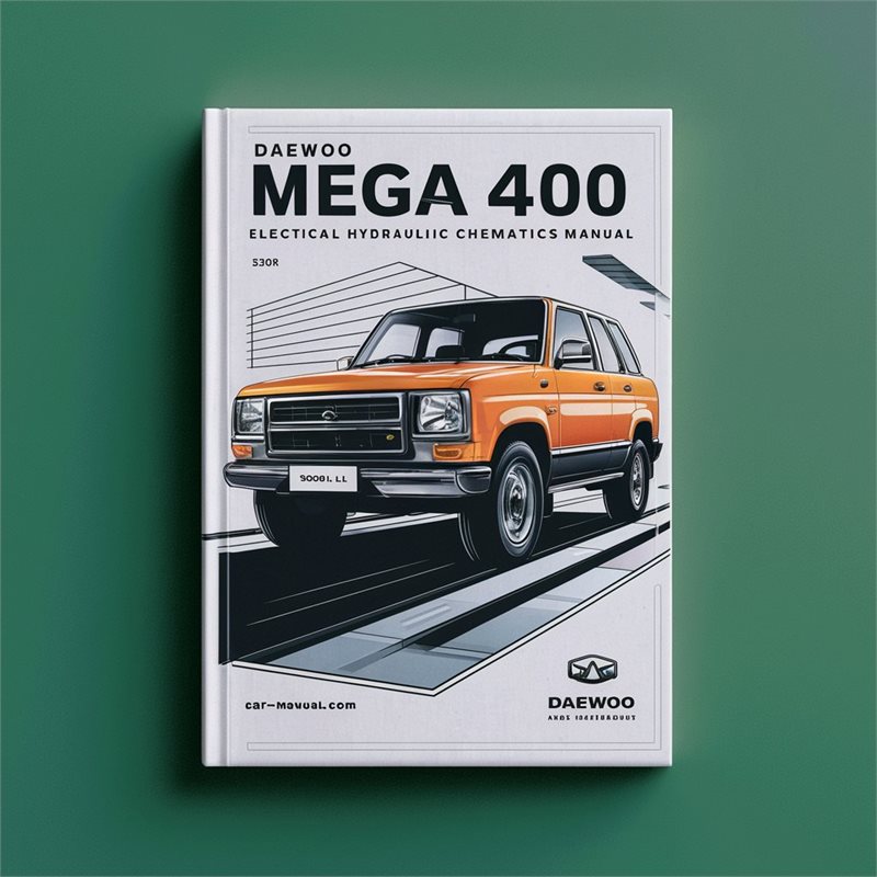 DAEWOO Mega 400-lll ELECTICAL HYDRAULIC SCHEMATICS Manual 