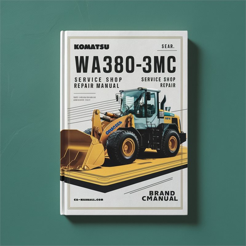 Komatsu WA380-3MC Wheel Loader Service Shop Repair Manual 