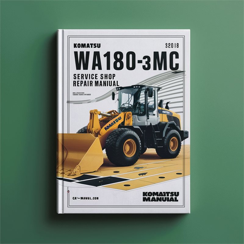 Komatsu WA180-3MC Wheel Loader Service Shop Repair Manual 