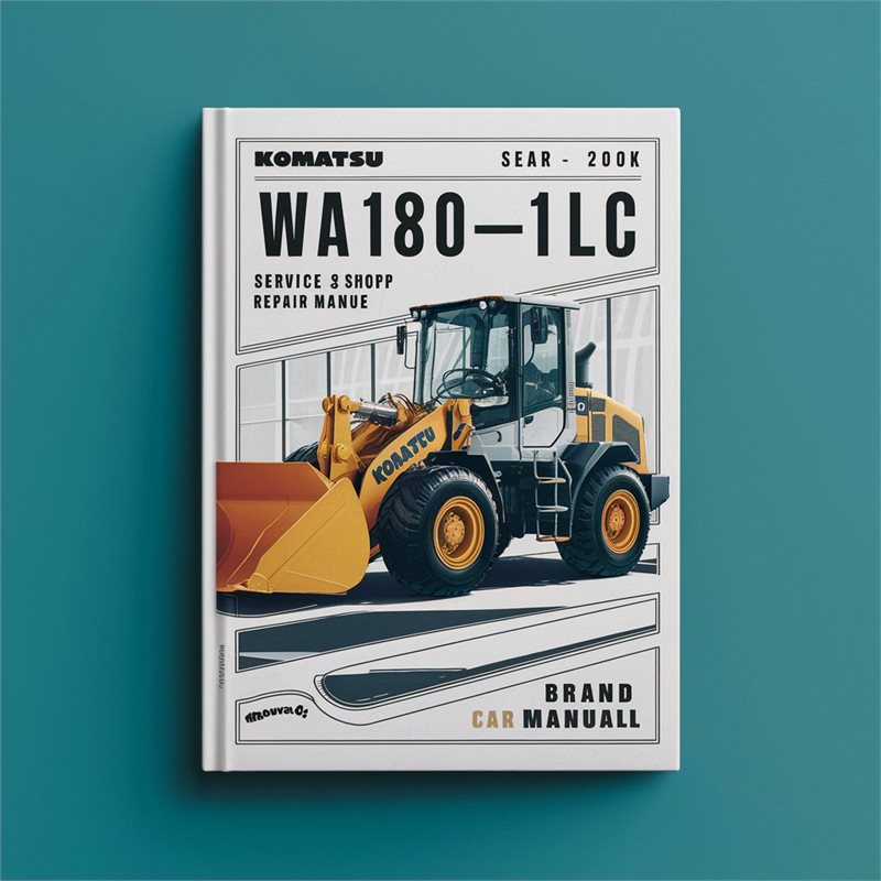 Komatsu WA180-1LC Wheel Loader Service Shop Repair Manual 
