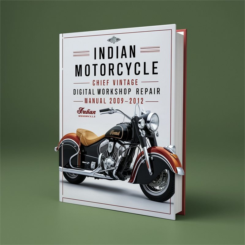 INDIAN Motorcycle CHIEF VINTAGE Digital Workshop Repair Manual 2009-2012 
