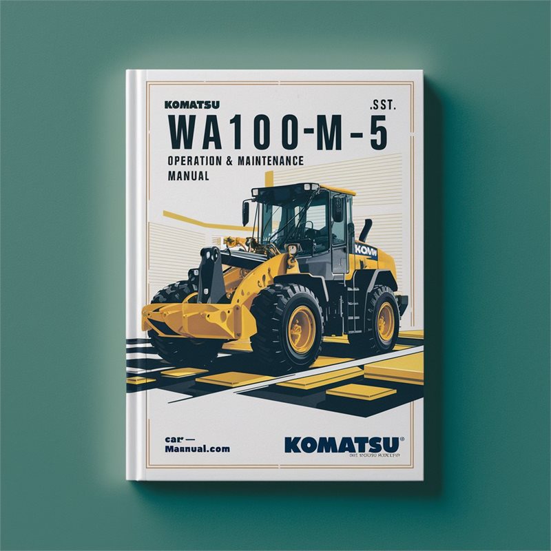 Komatsu WA100M-5 Wheel Loader Operation & Maintenance Manual 