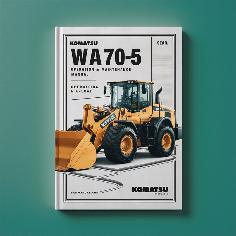 Komatsu WA70-5 Wheel Loader Operation & Maintenance Manual 