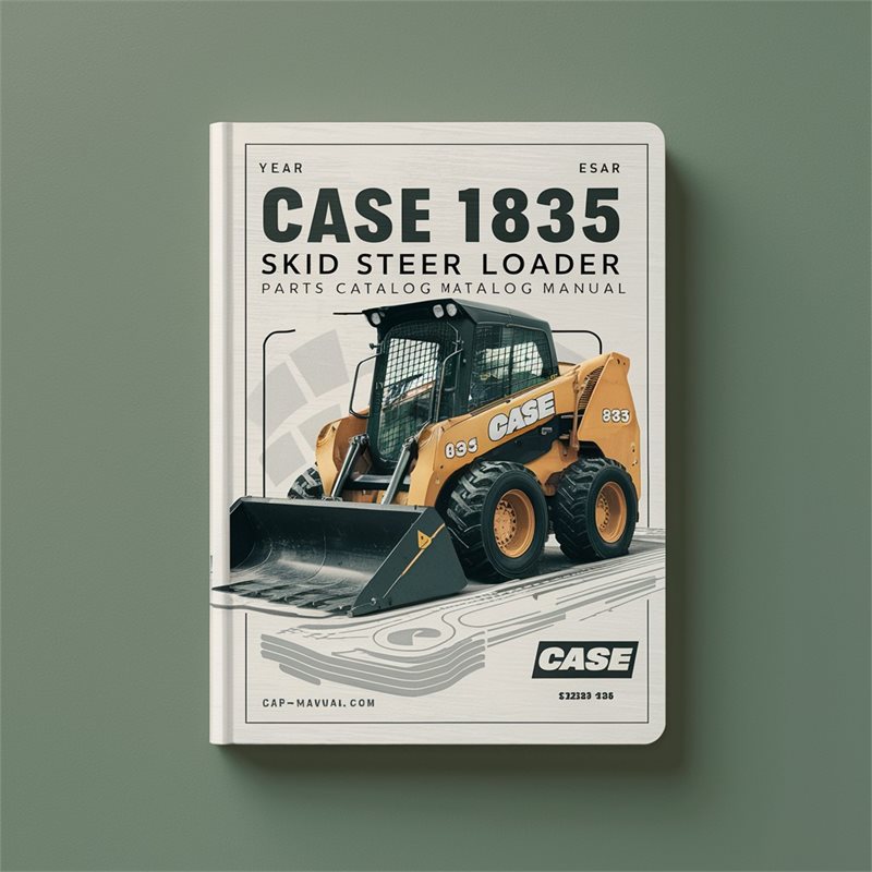CASE 1835 SKID Steer Loader Parts Catalog Manual 