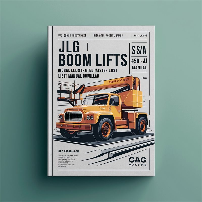 JLG Boom Lifts 450A & 450AJ Series II Global Illustrated Master Parts List Manual