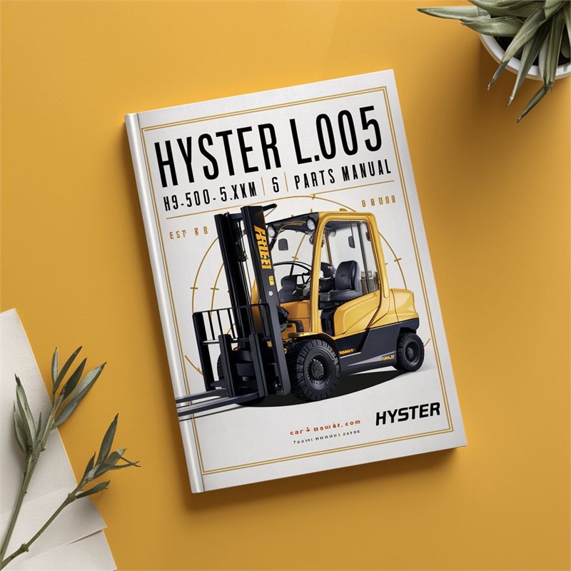 Hyster L005 (H3.50-5.50XM H4.00XM-6 H4.00XMS-6) Forklift Parts Manual 