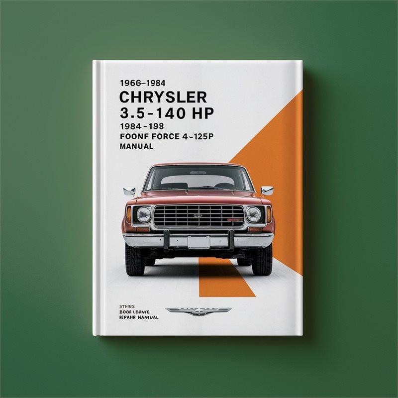 1966-1984 Chrysler 3.5-140 Hp and 1984-1988 Force 4-125 Hp Service Repair Manual 
