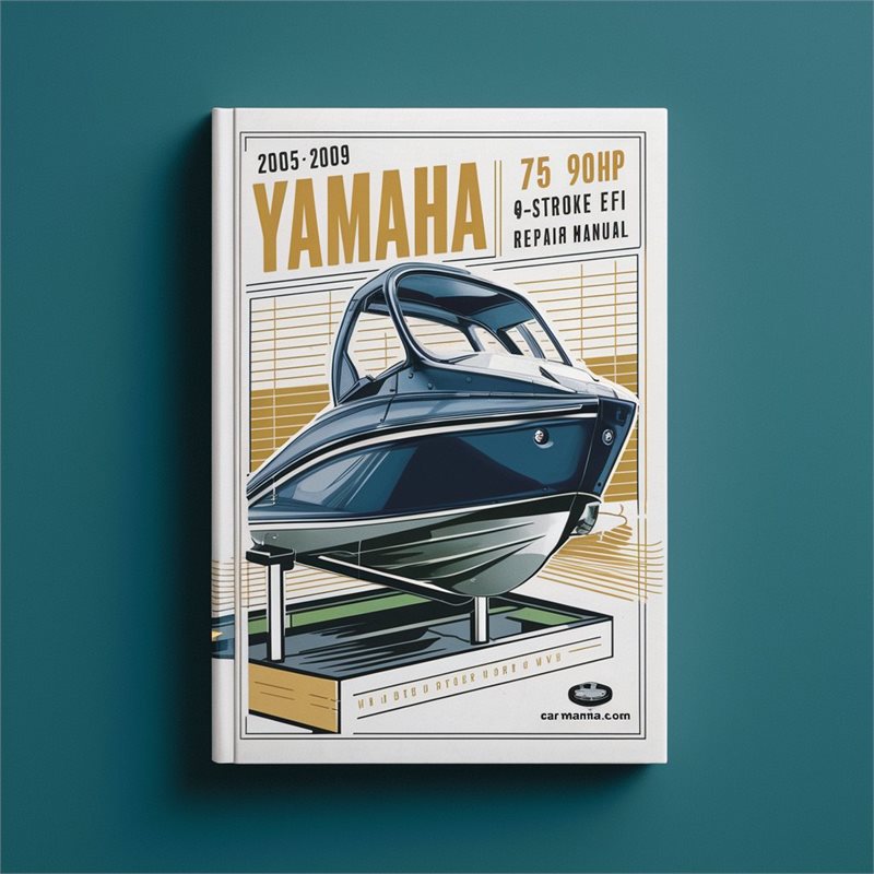 2005-2009 Yamaha 75 90HP 4-STROKE EFI OUTBOARD Repair Manual 
