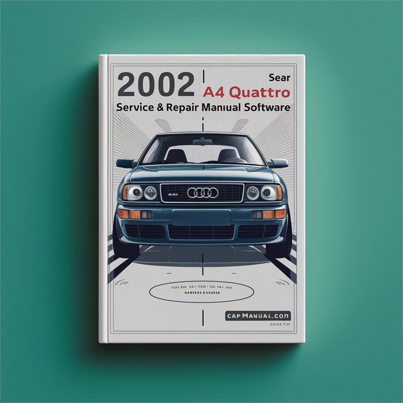 2002 Audi A4 Quattro Service & Repair Manual Software 