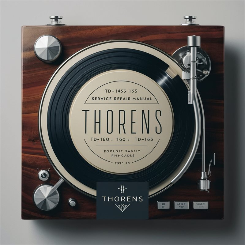 Thorens TD-145 TD-160 TD-165 Service Repair Manual 