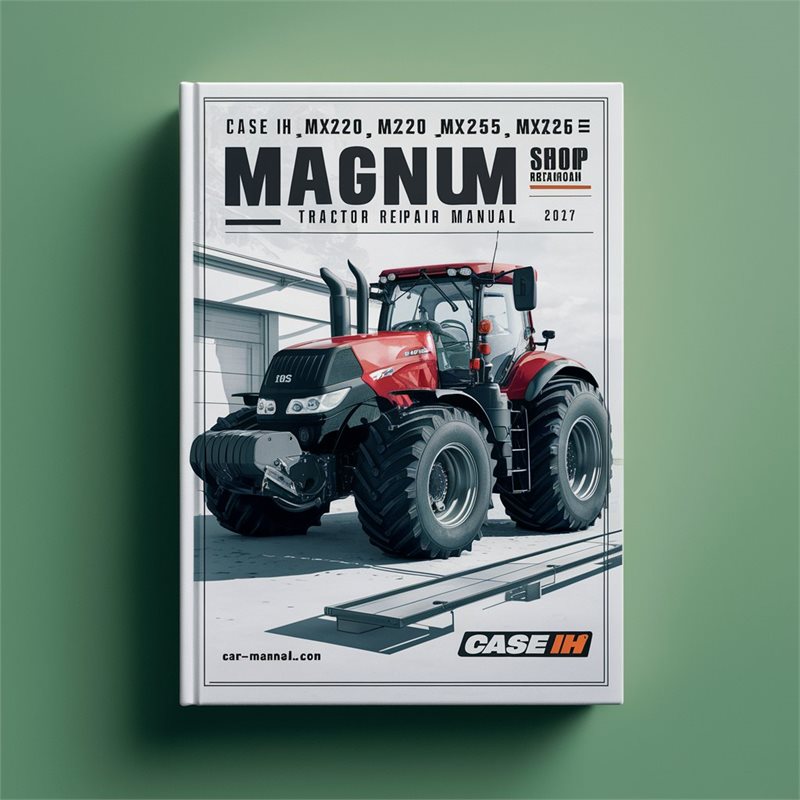 CASE IH MX210 MX230 MX255 MX285 MAGNUM Tractor Service Shop Repair Manual 