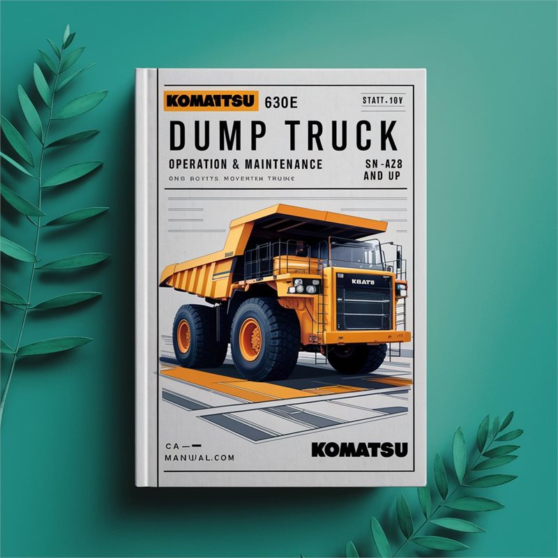 Komatsu 630E DUMP Truck Operation & Maintenance Manual (SN AFE42-M and up AFE46-U and up) 