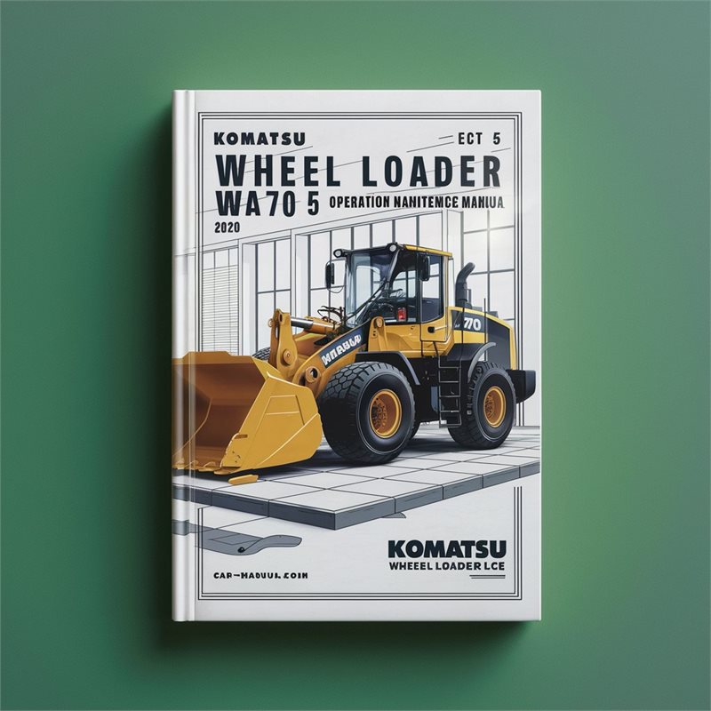 Komatsu Wheel Loader WA70 5 Operation Maintenance Manual 