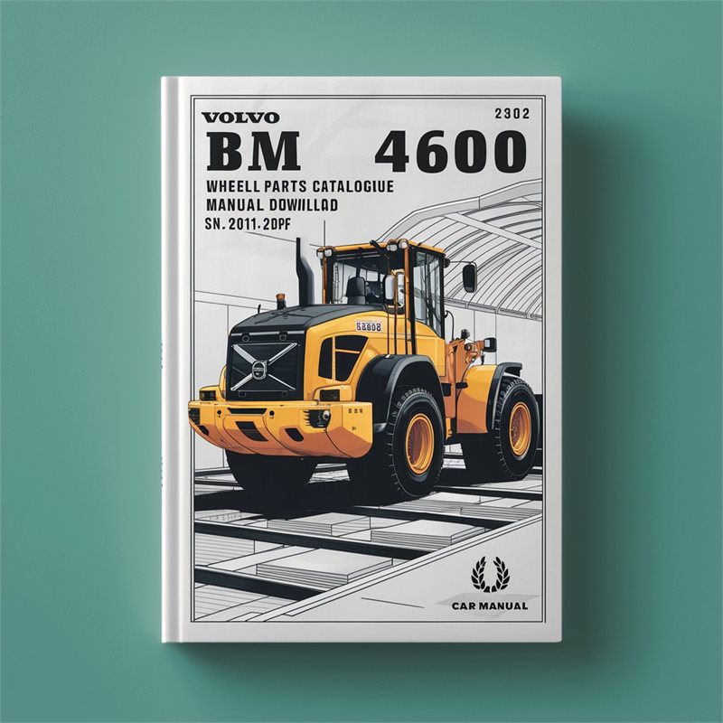 Volvo BM 4600 Wheel Loader Service Parts Catalogue Manual  SN: 2001-2549