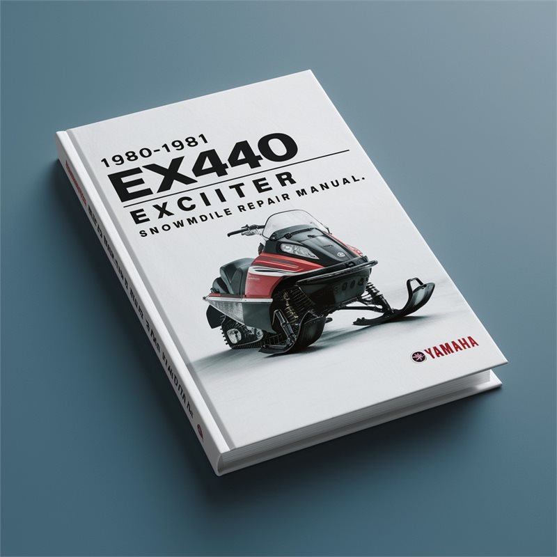 1980-1981 Yamaha EX440 Exciter Snowmobile Repair Manual 
