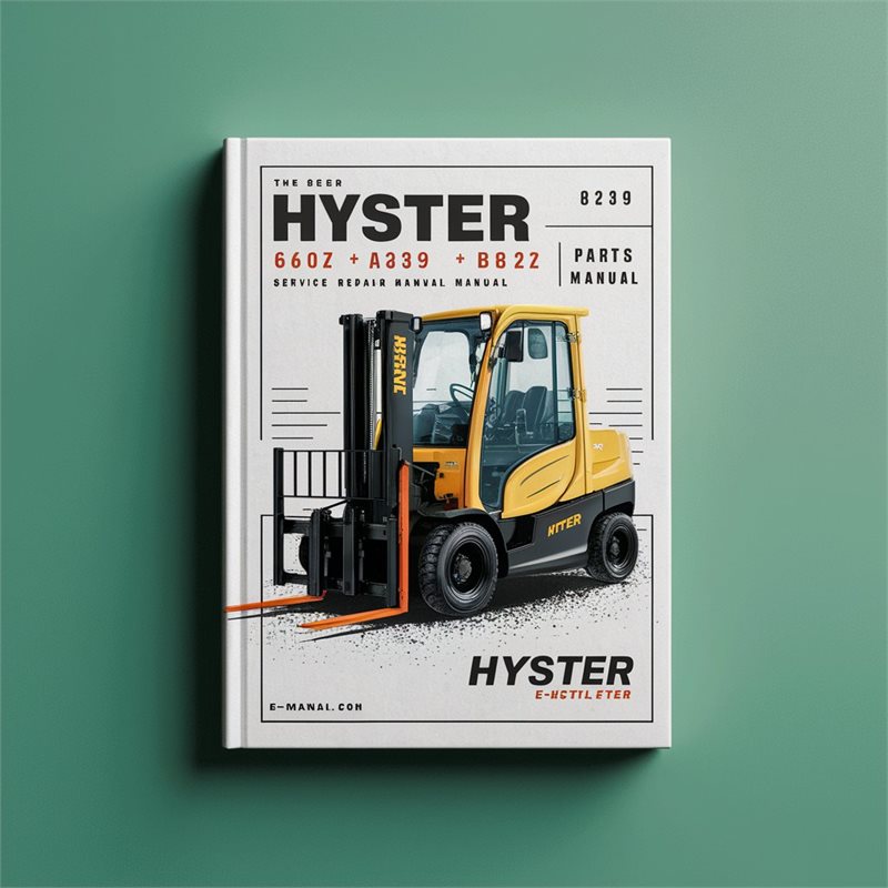 HYSTER B60Z (A230) B80Z (A233) RIDER Forklift Service Repair Manual + Parts Manual 