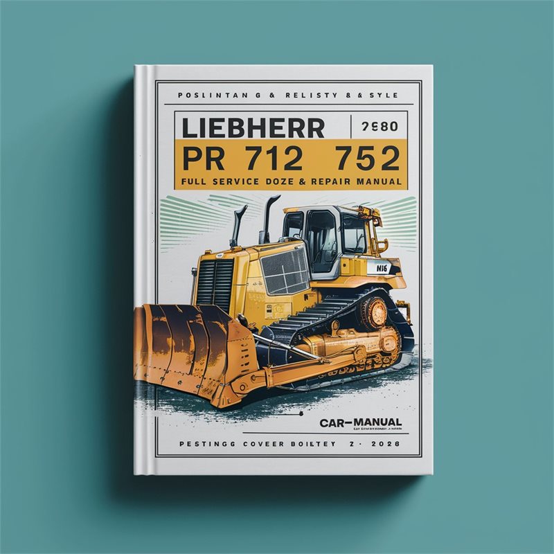 LIEBHERR PR 712 752 Crawler DOZER Full Service & Repair Manual 