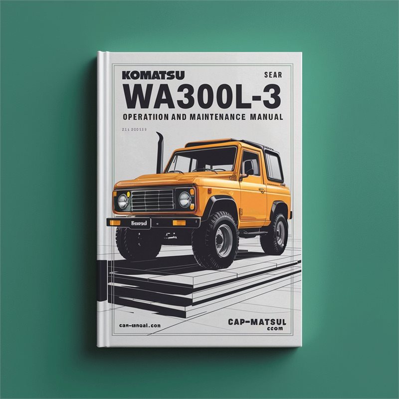 Komatsu WA300L-3 operation and maintenance Manual 