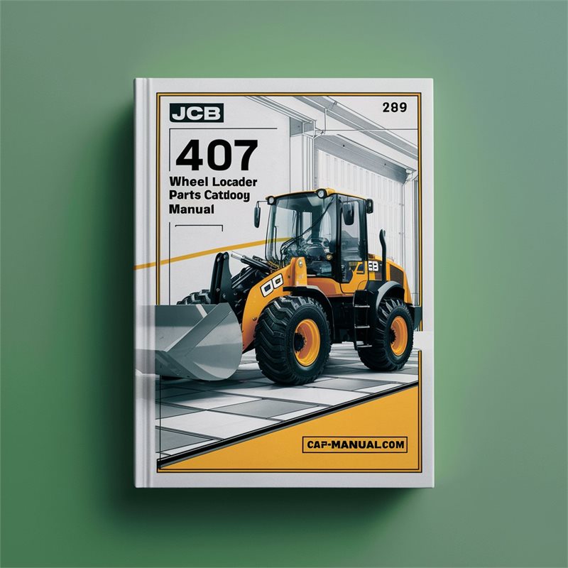 JCB 407 Wheel Loader Parts Catalog Manual 