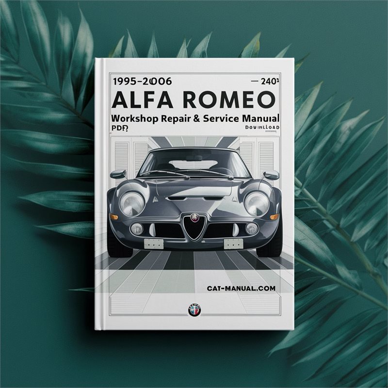 1995-2006 Alfa Romeo GTV & Spider Workshop Repair & Service Manual (2 440 Pages  iPad-ready) 