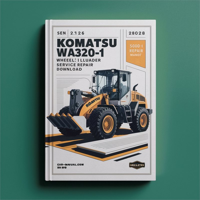 Komatsu WA300-1 WA320-1 Wheel Loader Service Repair Manual  (SN: 10001 and up)