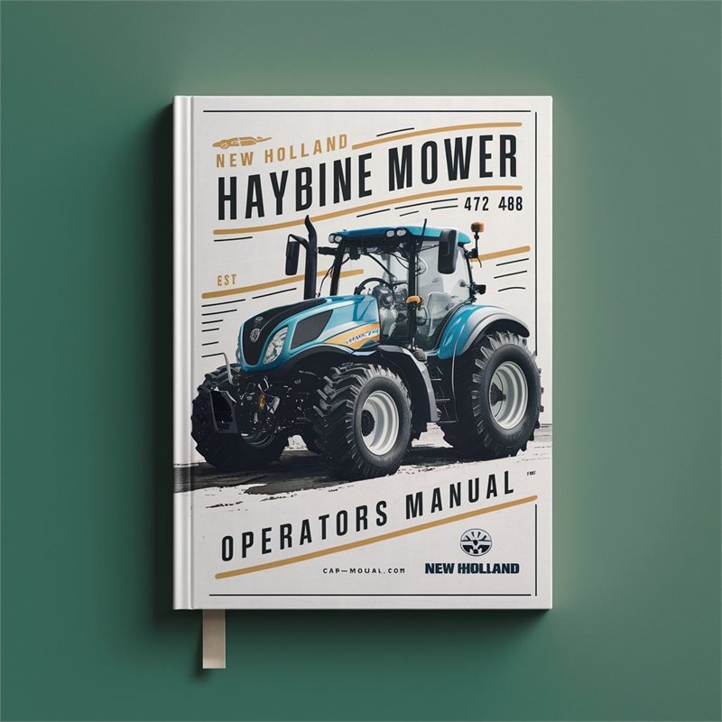 New holland Haybine mower 472 488 Operators Manual 