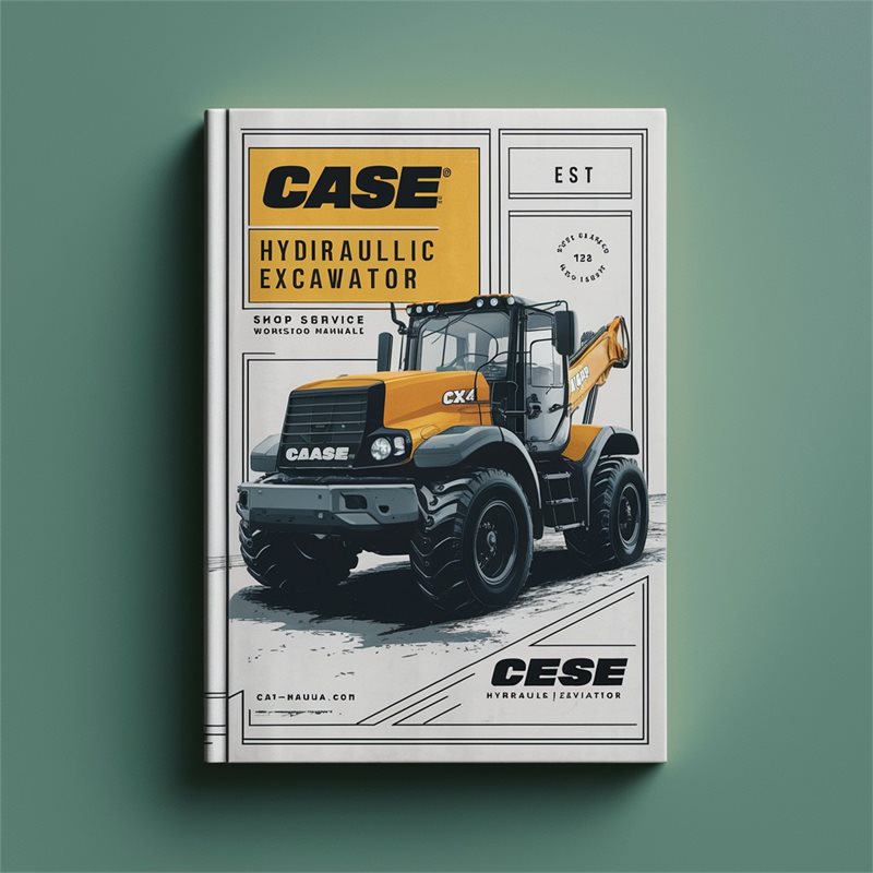 case Hydraulic excavator CX14 Shop Service Workshop Manual 