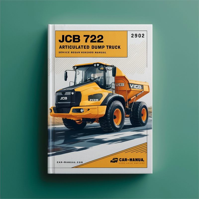 JCB 722 Articulated Dump Truck Service Repair Workshop Manual 