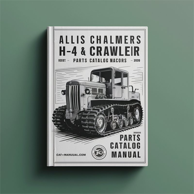 Allis Chalmers H-4 & HD-4 Crawler Tractors Parts Catalog Manual 