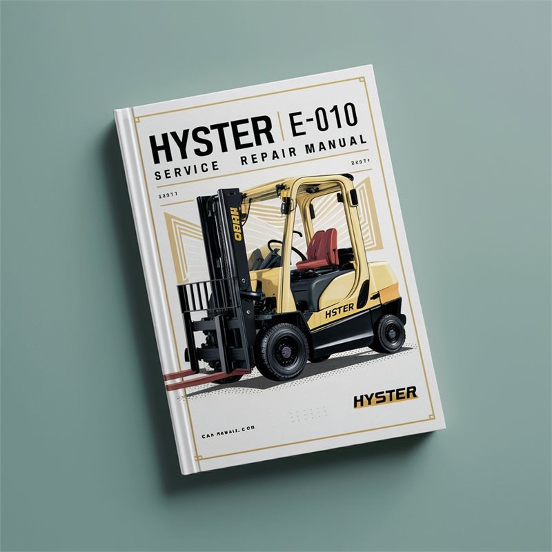 Hyster E010 (S30FT) Forklift Service Repair Manual 