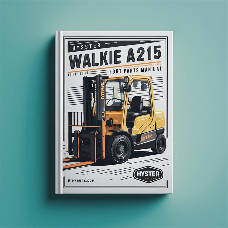 Hyster Walkie A215 (W45XT) Forklift Parts Manual 
