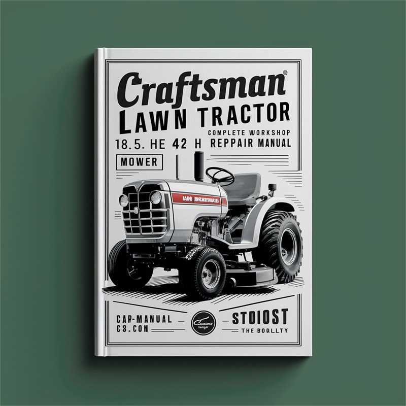 Craftsman Lawn Tractor 18.5 He 42 Inch Mower Complete Workshop Service Repair Manual 